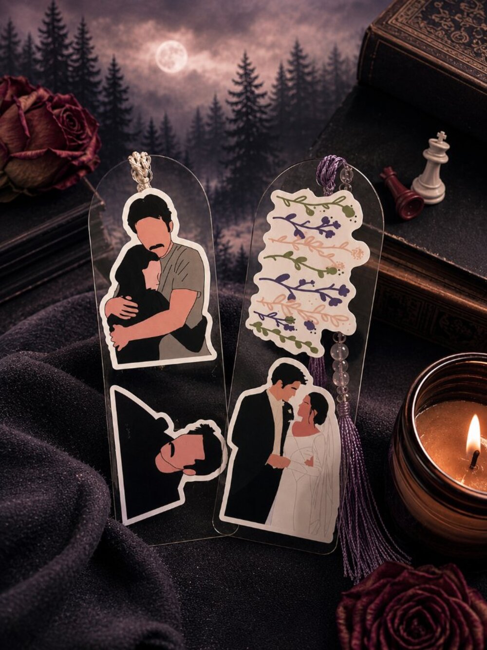 Vampire Movie Fandom Vibes Handcrafted bookmarks- Pick one